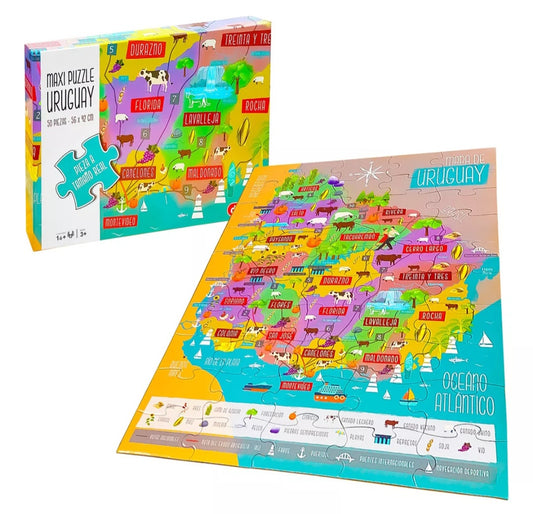 Puzzle Mapa de Uruguay